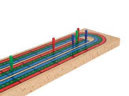 Planche de cribbage (bois) | Cribbage Board (Wood) (ML) JEUX - Classiques - Crible