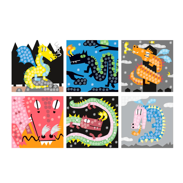 Playmais - Dragon Mosaïque - 2 300 pièces PASSE-TEMPS - Bricolages