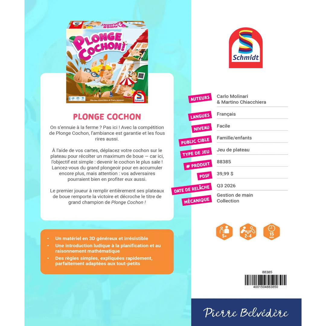 Plonge cochon (FR) JEUX - Enfants - Enfants 5 ans +