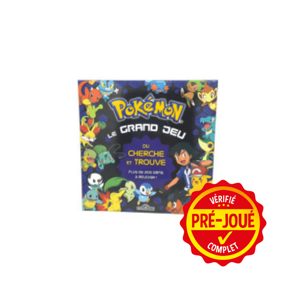 Pokémon: Le Grand Jeu du cherche et trouve [pré-joué] (FR) BAZAR - Bazar - Enfants