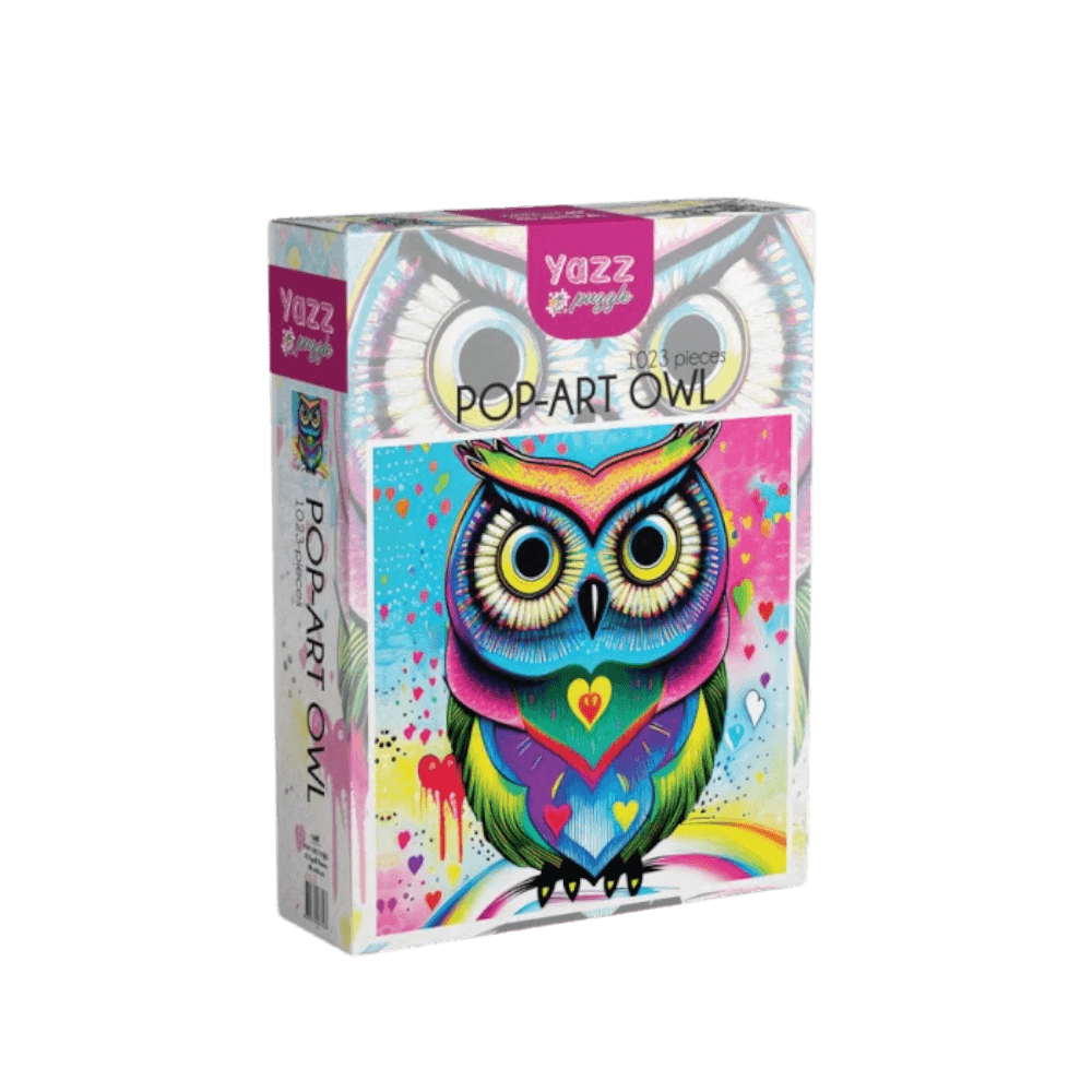 Pop-art Owl (Puzzle 1023 pcs) CASSE-TÊTE - 1000 morceaux