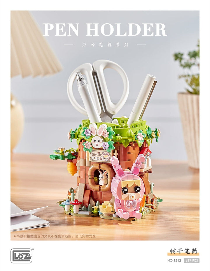 Porte-crayons maison de lapin (617pcs) PASSE-TEMPS - Jouets - Jouets Construction
