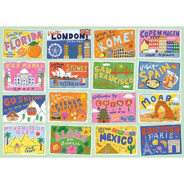 Postcards (1000 pcs) CASSE-TÊTE - 1000 morceaux