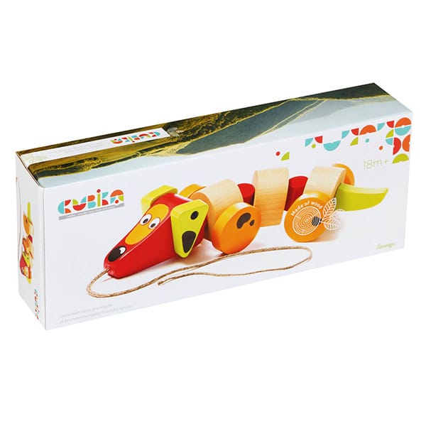 Pousse et tire - Chien saucisse PASSE-TEMPS - Jouets