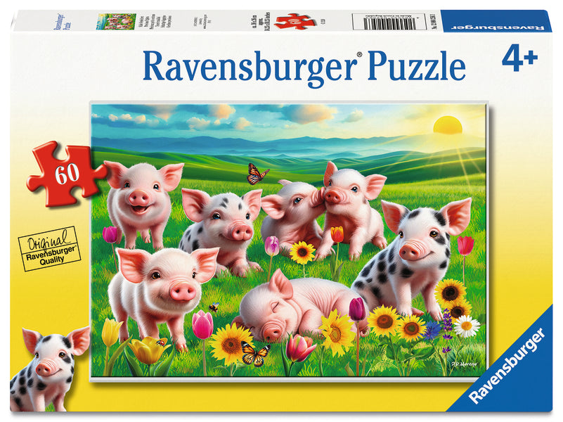 Precious Piglets (60pcs) CASSE-TÊTE - 50 - 99 morceaux