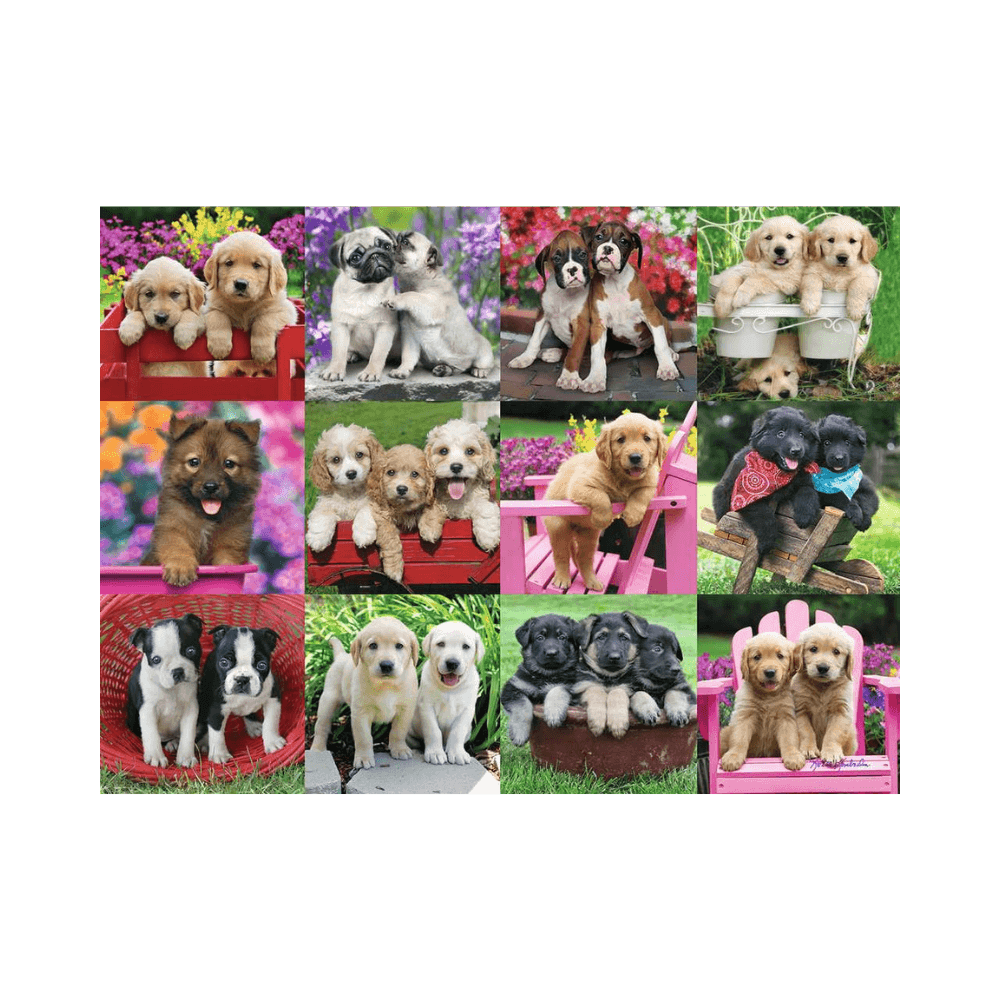 Puppy Pals (500 pc) CASSE-TÊTE - 400 - 550 morceaux