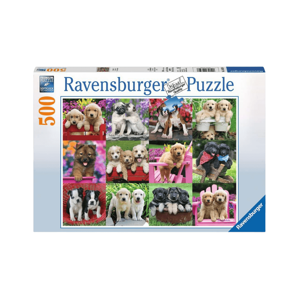 Puppy Pals (500 pc) CASSE-TÊTE - 400 - 550 morceaux