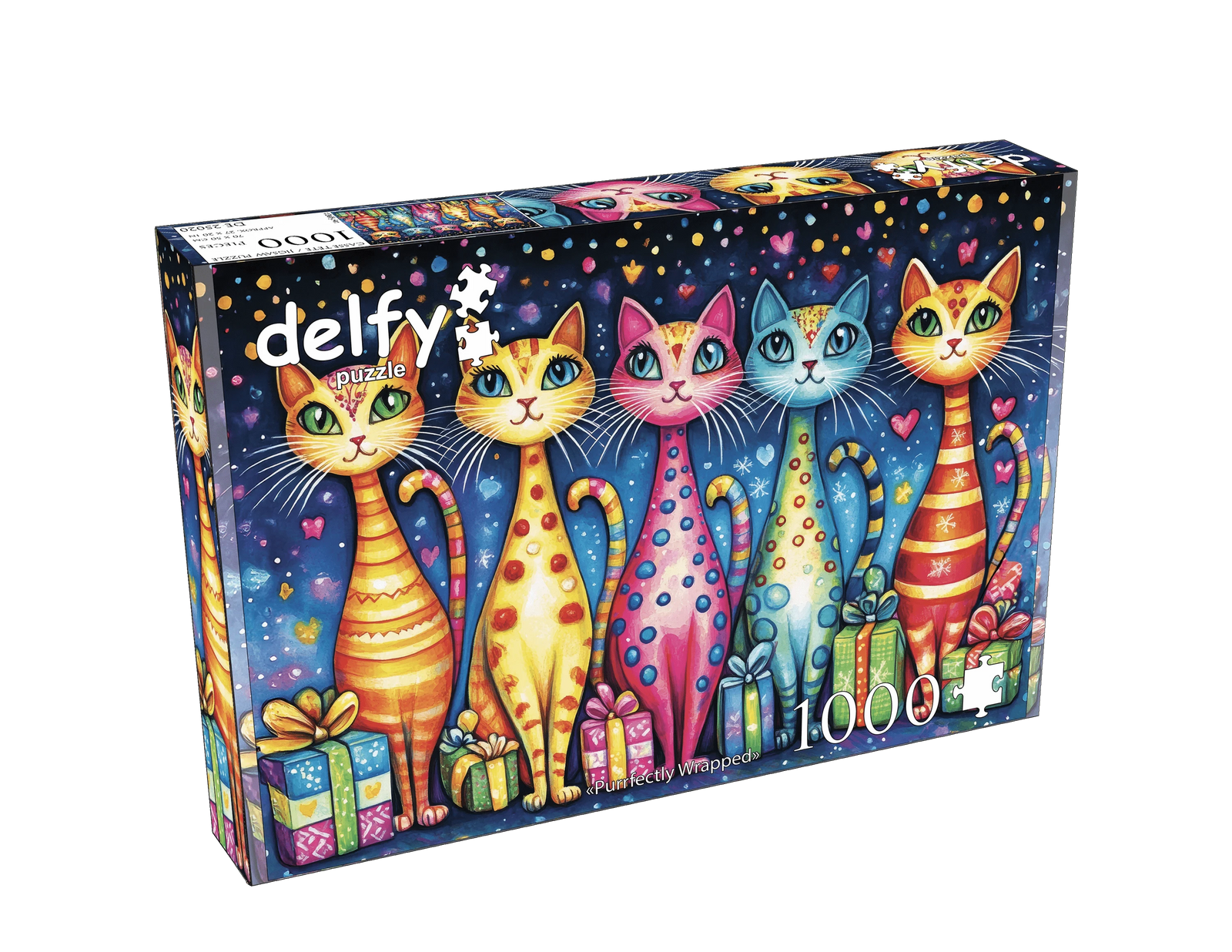 Purrfectly Wrapped (1000 pcs) CASSE-TÊTE 1000 morceaux