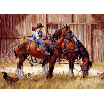 Puzzle 1000: Back to the Barn CASSE-TÊTE - 1000 morceaux