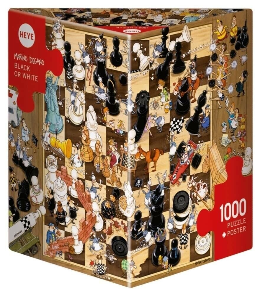 Puzzle 1000:  Black Or White, Degano CASSE-TÊTE - 1000 morceaux