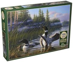 Puzzle 1000: Common Loons CASSE-TÊTE - 1000 morceaux