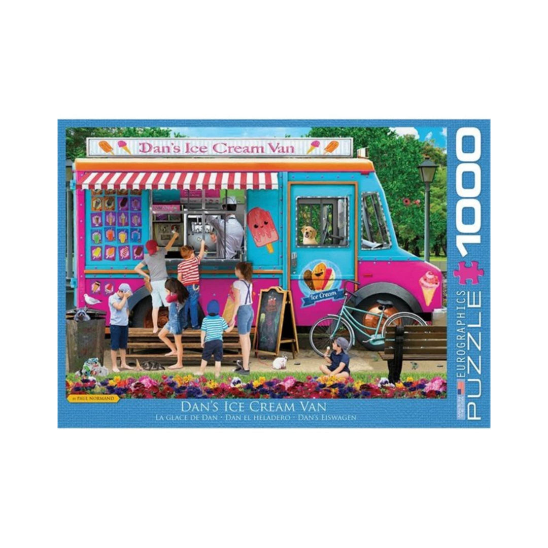 Puzzle 1000: Dan's Ice Cream Van by Paul Normand CASSE-TÊTE - 1000 morceaux