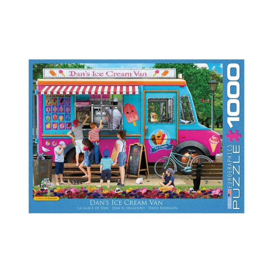 Puzzle 1000: Dan's Ice Cream Van by Paul Normand CASSE-TÊTE - 1000 morceaux