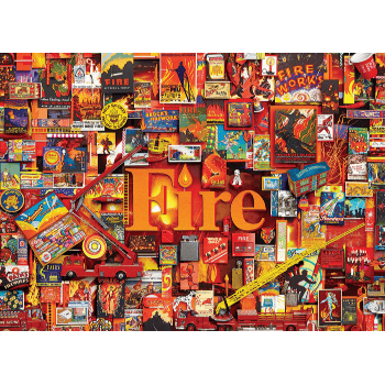 Puzzle 1000: Fire CASSE-TÊTE - 1000 morceaux