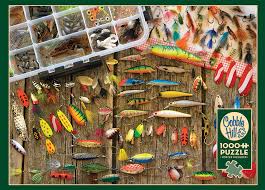 Puzzle 1000: Fishing Lures CASSE-TÊTE - 1000 morceaux