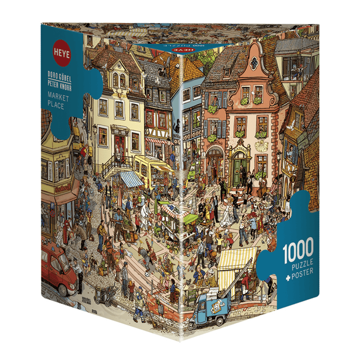 Puzzle 1000: Market Place, Goebel & Knorr CASSE-TÊTE - 1000 morceaux