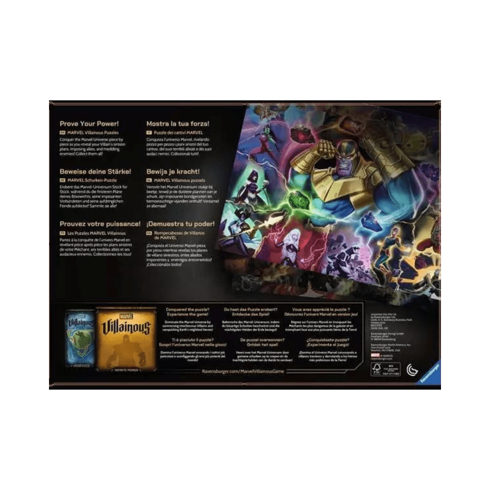 Puzzle 1000: Marvel Villainous: Hela CASSE-TÊTE - 1000 morceaux