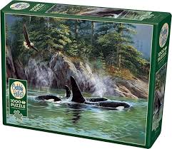 Puzzle 1000: Orcas CASSE-TÊTE - 1000 morceaux