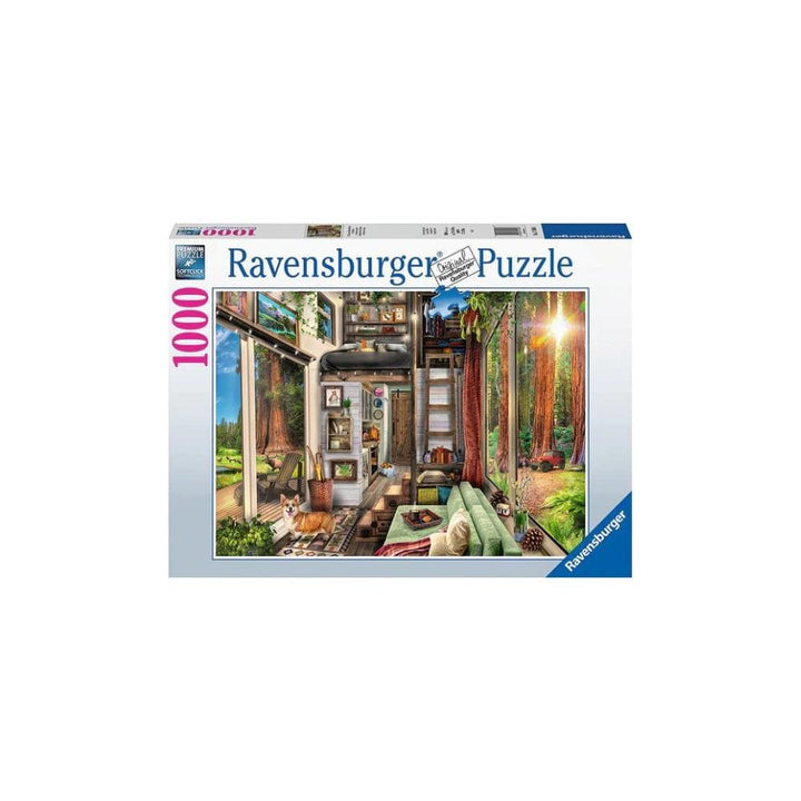 Puzzle 1000: Redwood Forest Tiny House CASSE-TÊTE - 1000 morceaux