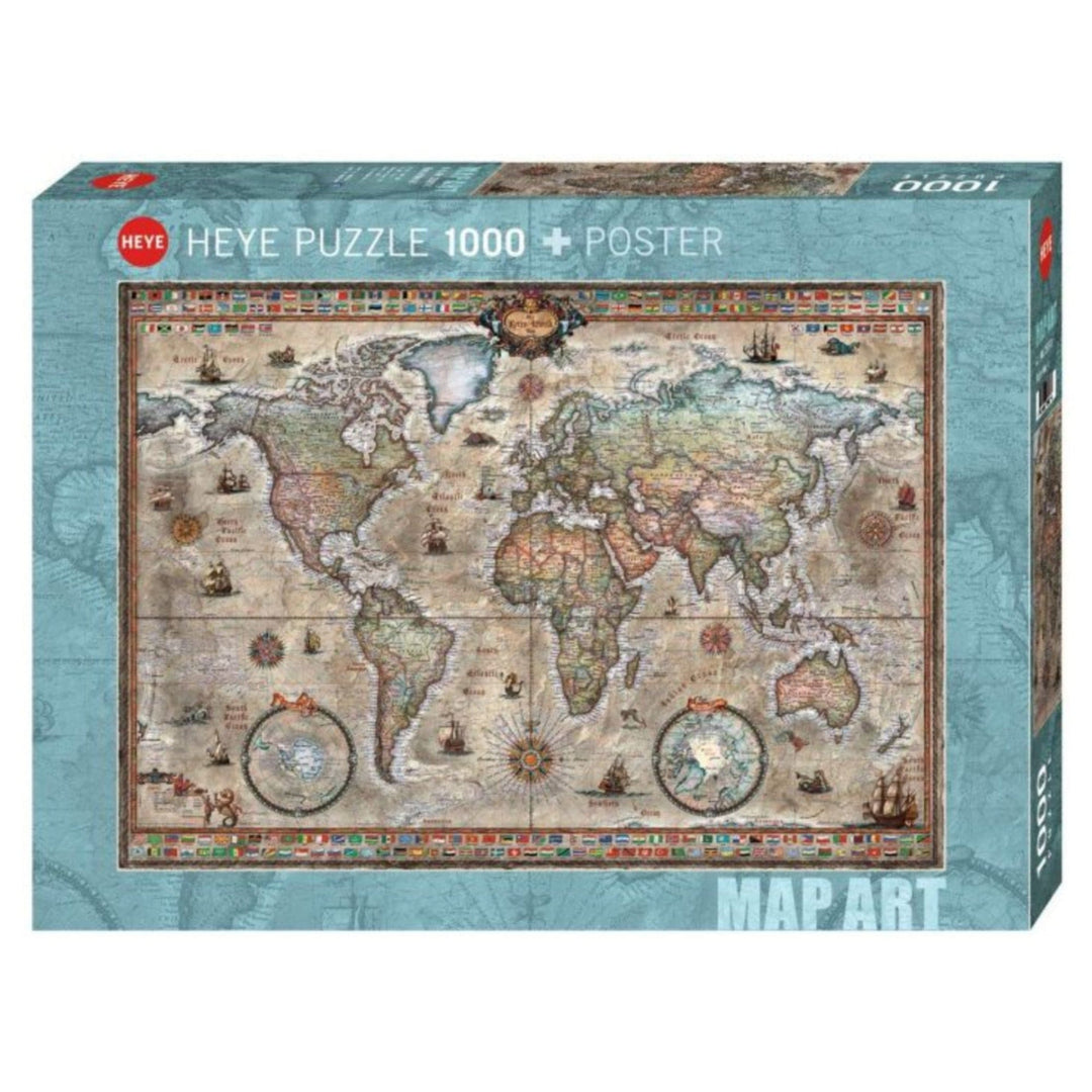 Puzzle 1000: Retro World CASSE-TÊTE - 1000 morceaux