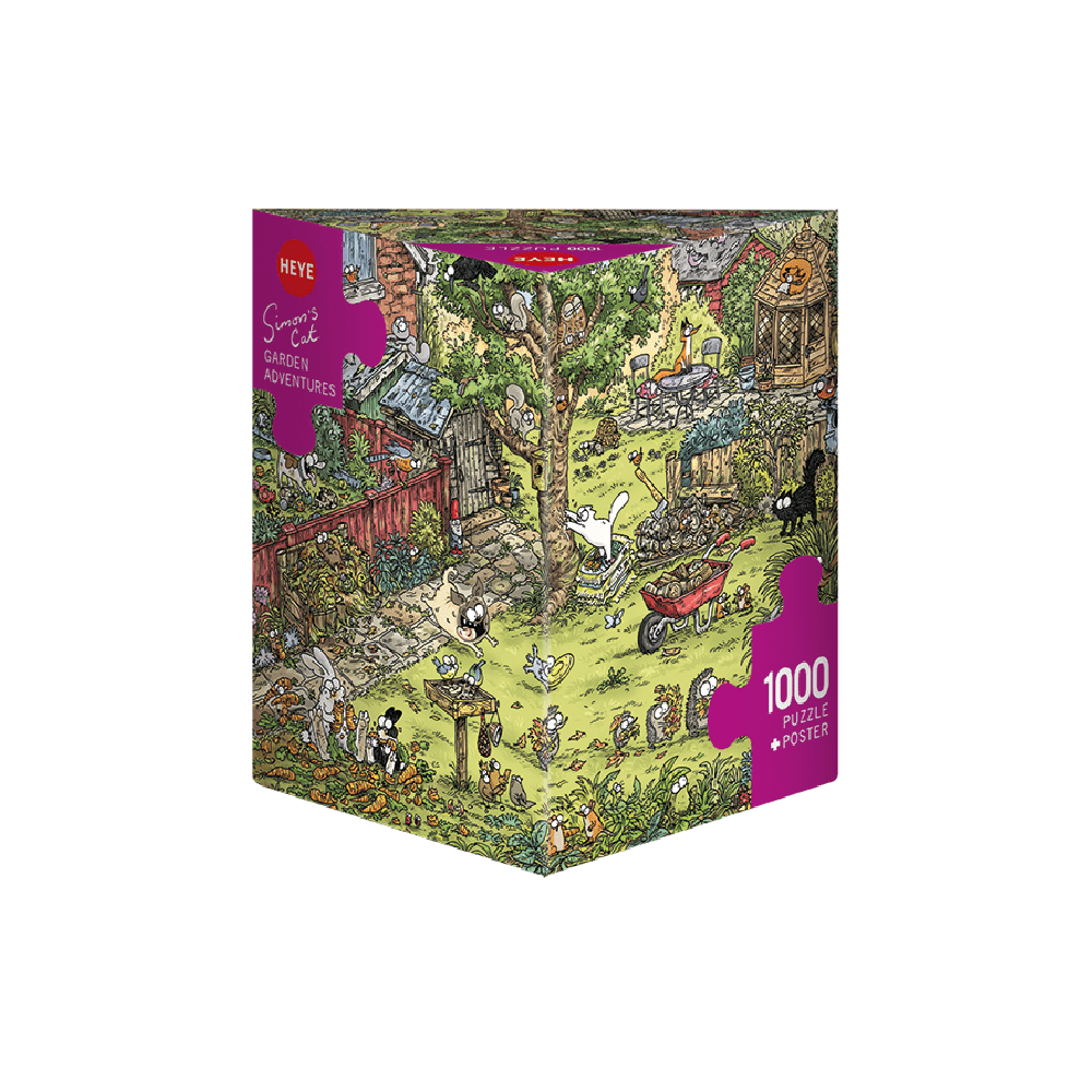 Puzzle 1000: Simon’s Cat, Garden Adventures CASSE-TÊTE - 1000 morceaux