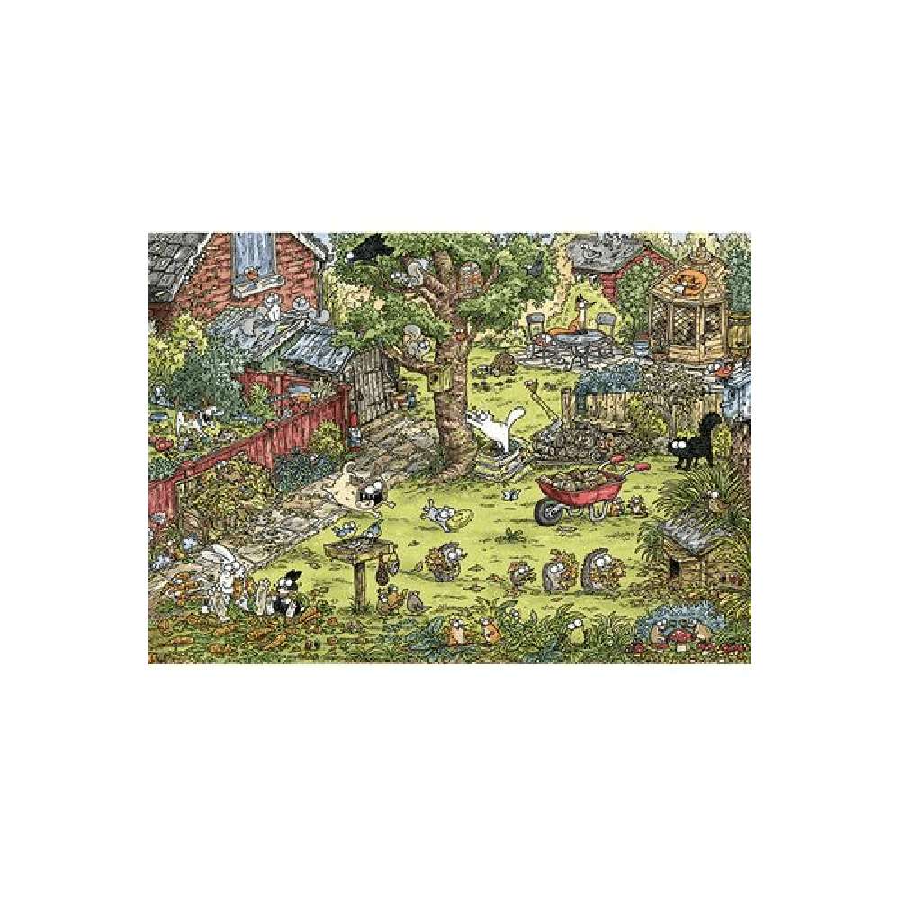 Puzzle 1000: Simon’s Cat, Garden Adventures CASSE-TÊTE - 1000 morceaux