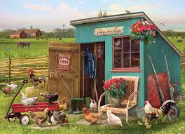Puzzle 1000: The Happy Hen House CASSE-TÊTE - 1000 morceaux