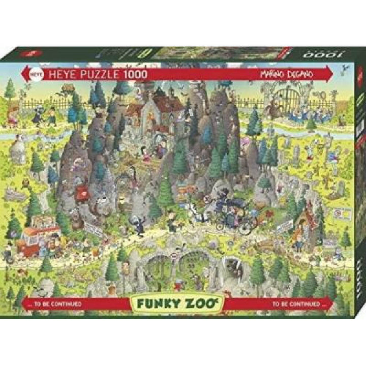 Puzzle 1000: Transylvanian Habitat, Degano - Funky Zoo CASSE-TÊTE - 1000 morceaux
