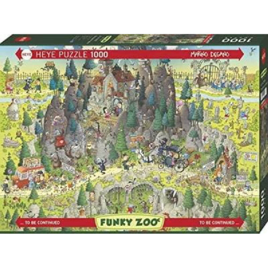 Puzzle 1000: Transylvanian Habitat, Degano - Funky Zoo CASSE-TÊTE - 1000 morceaux