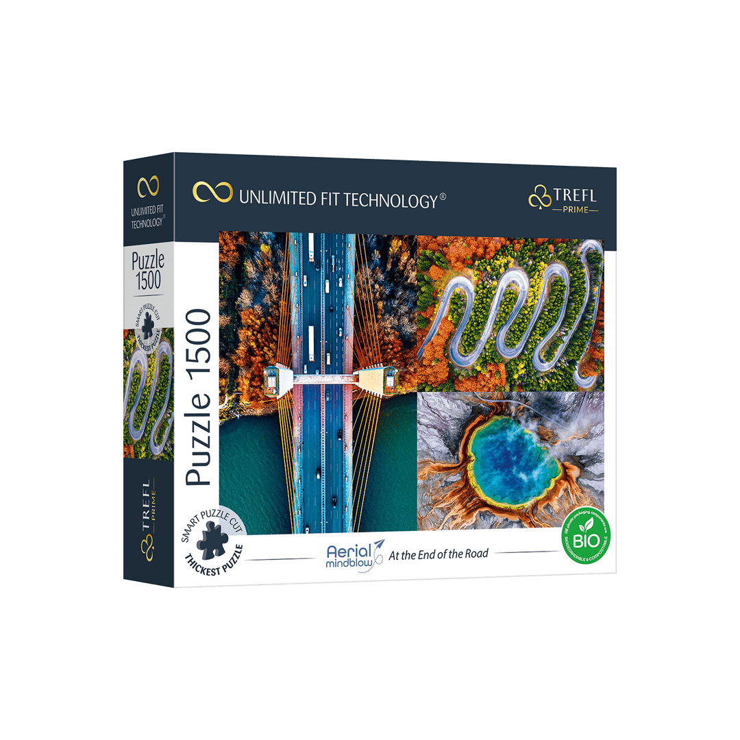 Puzzle 1500: À la fin de la route (Ultra Fit Technology) CASSE-TÊTE - 1500 morceaux