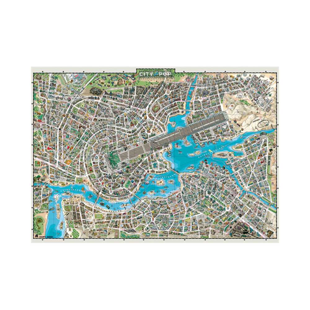 Puzzle 2000: City of Pop CASSE-TÊTE - 2000 morceaux