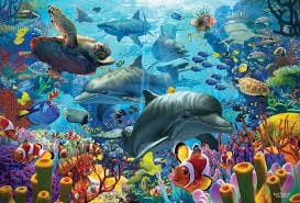 Puzzle 2000: Coral Sea CASSE-TÊTE - 2000 morceaux