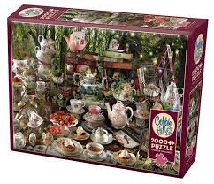 Puzzle 2000: Mad Hatter's Tea Party CASSE-TÊTE - 2000 morceaux