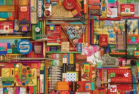 Puzzle 2000: Vintage Art Supplies CASSE-TÊTE - 2000 morceaux