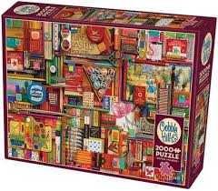 Puzzle 2000: Vintage Art Supplies CASSE-TÊTE - 2000 morceaux