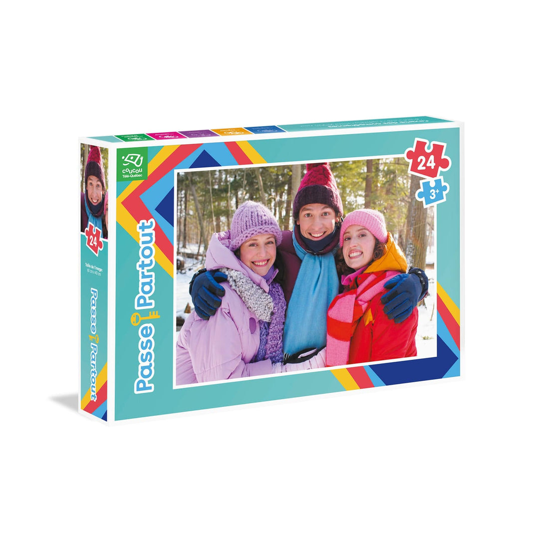 Puzzle 24: Passe-Partout - Les 3 Passes sous la neige CASSE-TÊTE - 2 - 24 morceaux