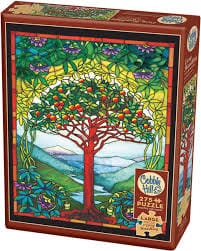 Puzzle 275: Tree of Life Stained Glass CASSE-TÊTE - 200 - 275 morceaux