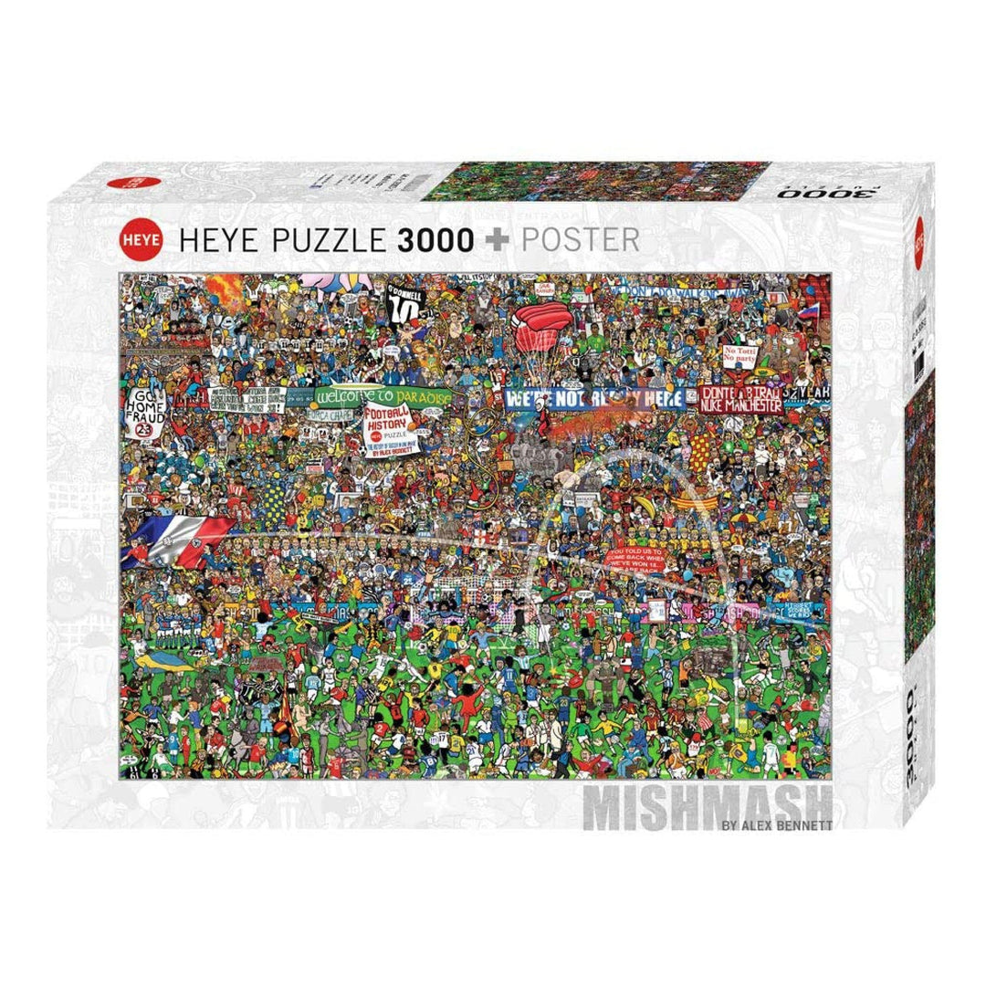 Puzzle 3000:  Football History CASSE-TÊTE - 3000 morceaux