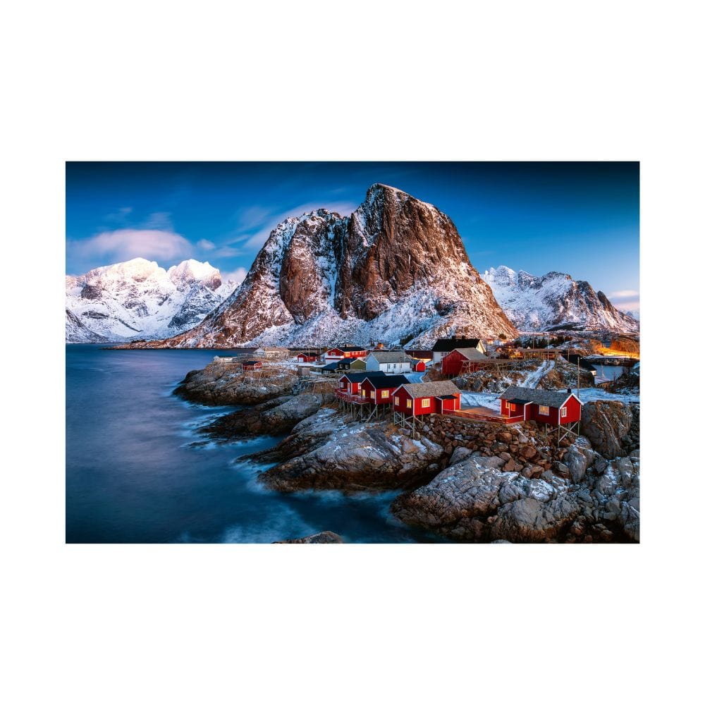 Puzzle 3000: Hamnoy, Iles Lofoten Suède CASSE-TÊTE - 3000 morceaux
