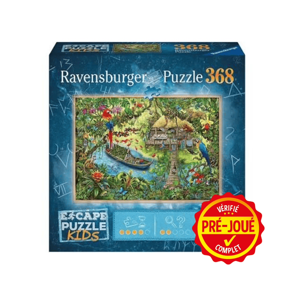 Puzzle 368: Escape Puzzle KIDS Jungle Journey (pré-joué) BAZAR - Bazar - Casse-Tête
