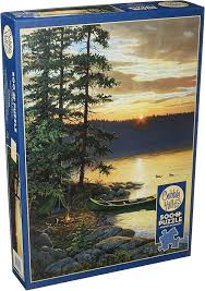 Puzzle 500: Canoe Lake CASSE-TÊTE - 400 - 550 morceaux