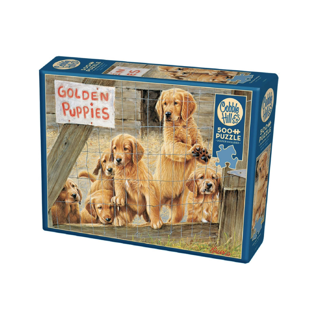 Puzzle 500: Golden Puppies CASSE-TÊTE - 400 - 550 morceaux