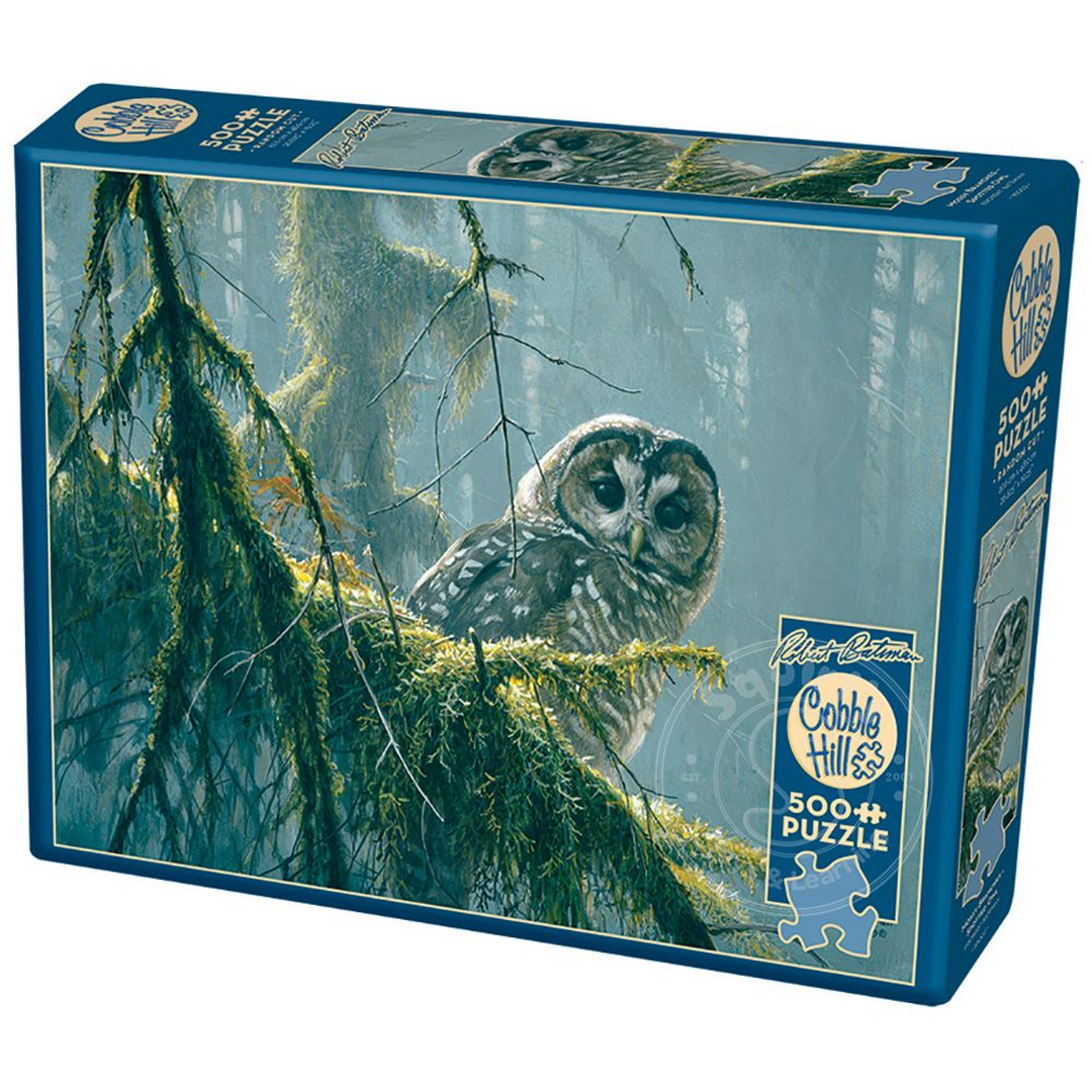 Puzzle 500: Mossy Branches - Spotted Owl CASSE-TÊTE - 400 - 550 morceaux