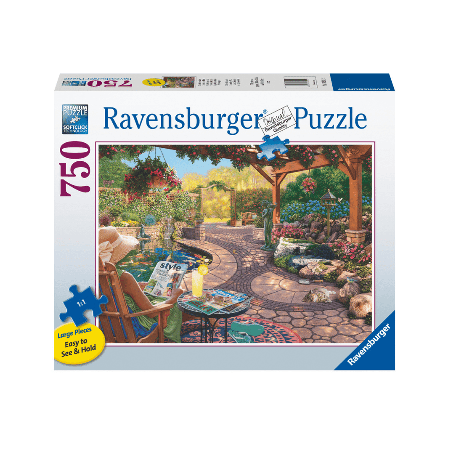 Puzzle 750: Cozy Backyard Bliss CASSE-TÊTE - 600 - 900 morceaux
