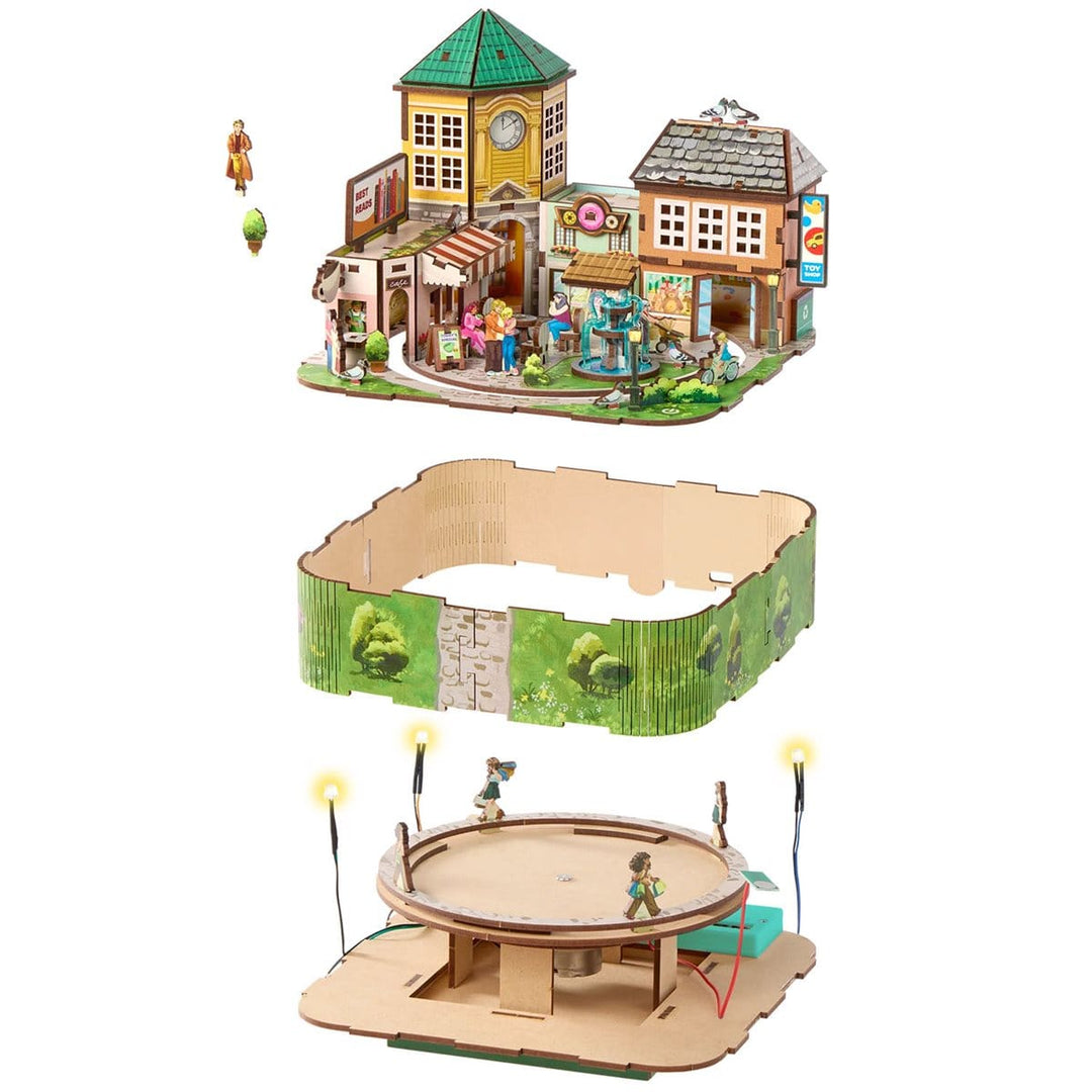 Puzzle - Arkitec- A Day In Town (ML) CASSE-TÊTE - Casse-tête 3D