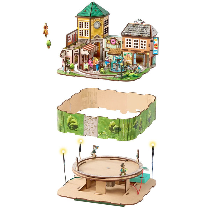 Puzzle - Arkitec- A Day In Town (ML) CASSE-TÊTE - Casse-tête 3D