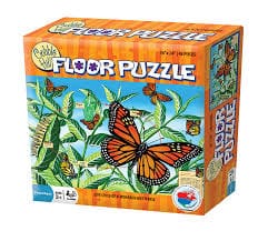 Puzzle plancher 48: Life Cycle of a Monarch Butterfly CASSE-TÊTE - 25-49 morceaux