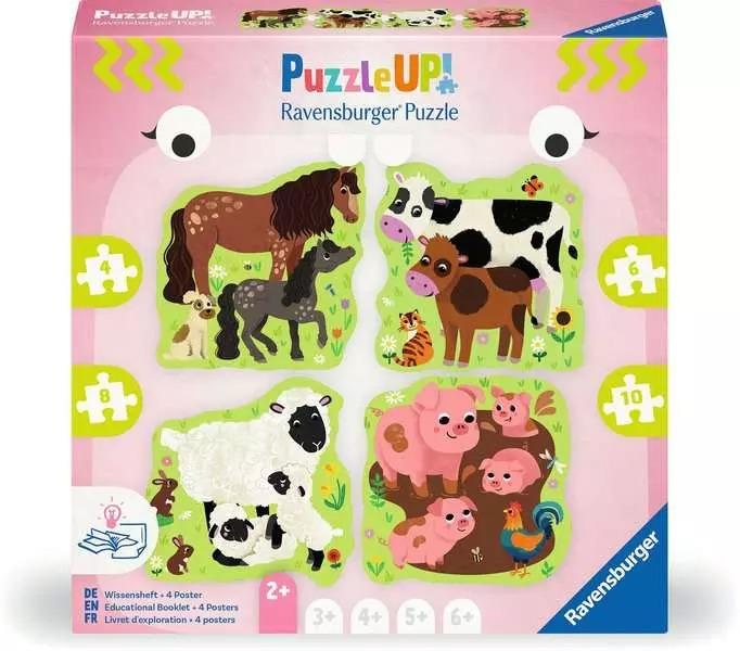 Puzzle Up Farm Animals (4/6/8/10pcs) CASSE-TÊTE - 2 - 24 morceaux