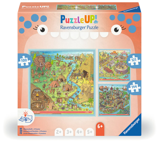 Puzzle Up History (100/121/144pcs) CASSE-TÊTE - 100 - 150 morceaux