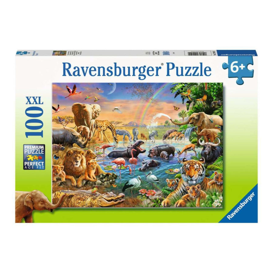 Puzzle XXL 100: Savannah Jungle Waterhole CASSE-TÊTE - 100 - 150 morceaux